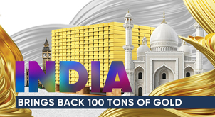 Important step: India brings back 100 tons of gold
