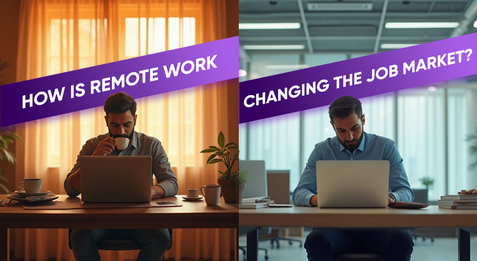 How is remote work changing the job market?