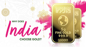 Why does India choose gold?
